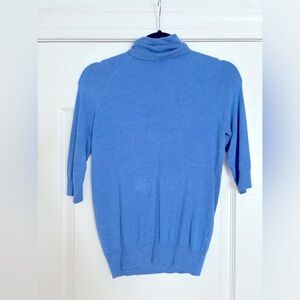 Zara Blue Heather Turtleneck Sweater